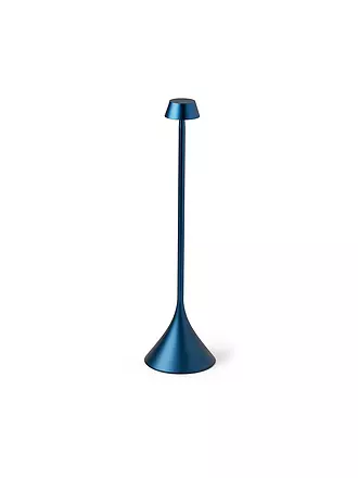 LEXON | LED Lampe STELI 28,6cm Alu-Polish | dunkelblau