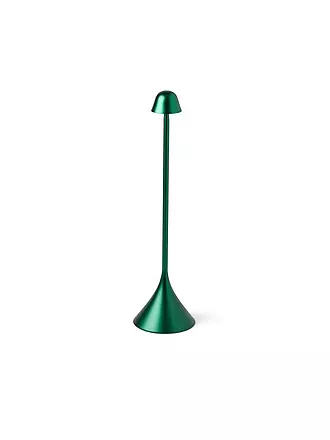 LEXON | LED Lampe STELI 28,6cm Dark-Green | hellblau