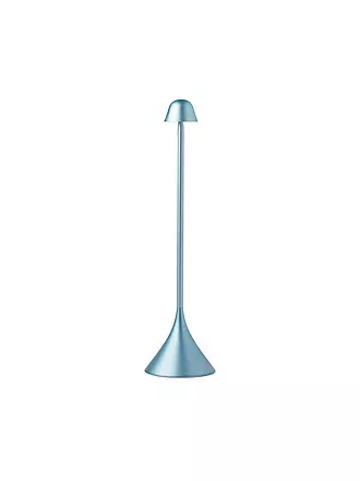 LEXON | LED Lampe STELI 28,6cm Dark-Green | hellblau