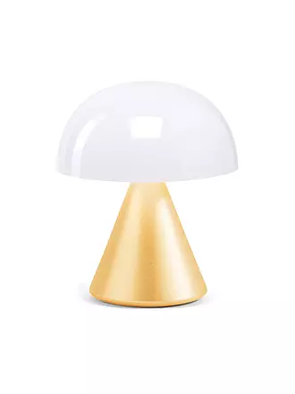 LEXON | Mini LED Lampe MINA 8,3cm Dark Green | gelb