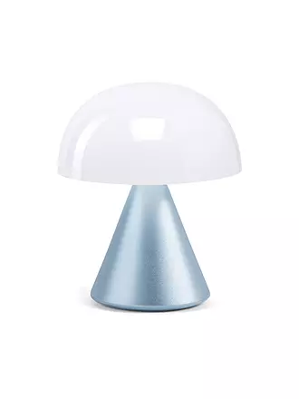 LEXON | Mini LED Lampe MINA 8,3cm Dark Green | hellblau