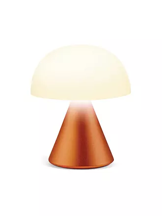 LEXON | Mini LED Lampe MINA 8,3cm Orange | dunkelgrün