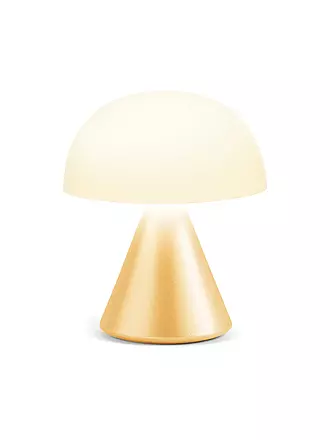 LEXON | Mini LED Lampe MINA 8,3cm White | gelb
