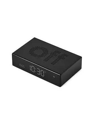LEXON | Wecker FLIP PREMIUM 10x6,5cm Gun Metal | silber