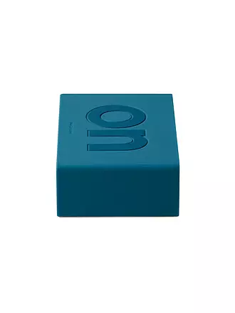 LEXON | Wecker FLIP+ 10x6,5cm Weiss | blau