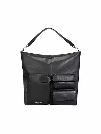 LIEBESKIND BERLIN | Ledertasche - Hobo Bag | schwarz
