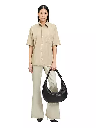 LIEBESKIND BERLIN | Ledertasche - Hobo MOON Medium | schwarz