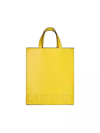 LIEBESKIND BERLIN | Ledertasche - Paper Bag Medium | gelb