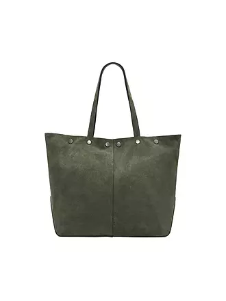 LIEBESKIND BERLIN | Ledertasche - Shopper RIVE Large | olive