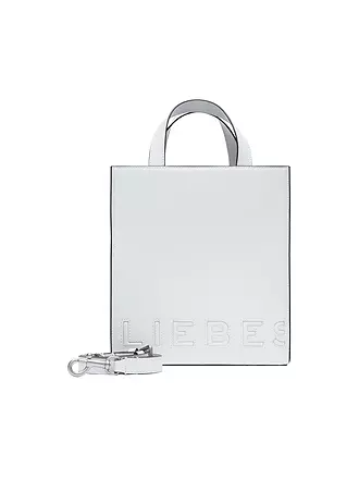 LIEBESKIND BERLIN | Ledertasche - Tote Bag PAPER BAG  Small | weiss