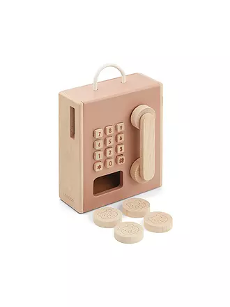 LIEWOOD | Holzspielzeug Telefon RUFUS | hellbraun