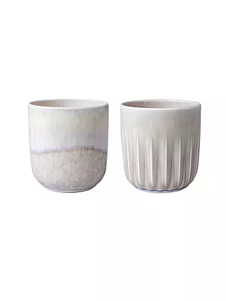 LIKE BY VILLEROY & BOCH | Becher Set 2tlg Perlemor Sand | koralle