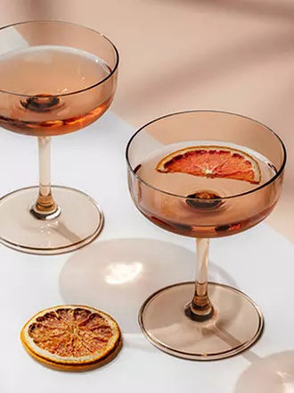 LIKE BY VILLEROY & BOCH | Champagnerschale 2er Set LIKE Sage | orange