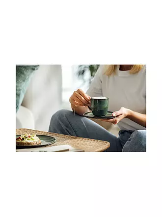 LIKE BY VILLEROY & BOCH | Kaffeetasse LAVE VERT 0,24l | dunkelgrün