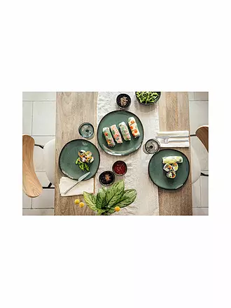 LIKE BY VILLEROY & BOCH | Servierplatte LAVE VERT 32cm | dunkelgrün