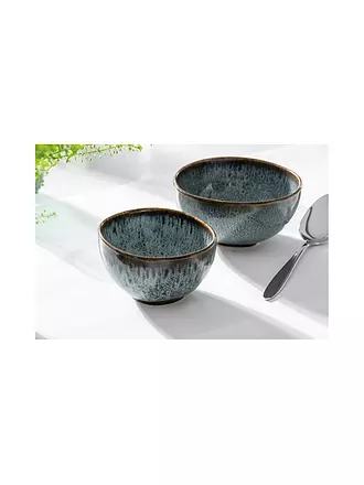 LIKE BY VILLEROY & BOCH | Suppenbol 13x13x6,5cm Lave Gris | hellblau