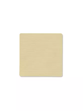 LIND DNA |  Glasuntersetzer 10x10cm CORDUROY ECKIG Nature | beige