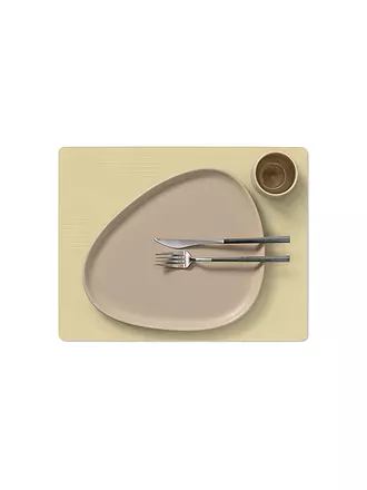 LIND DNA | Tischset 35x45cm CORDUROY ECKIG Nature | beige