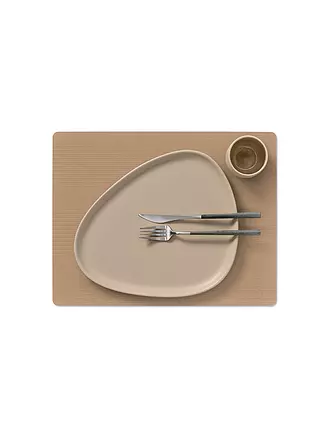 LIND DNA | Tischset 35x45cm CORDUROY ECKIG Nature | camel