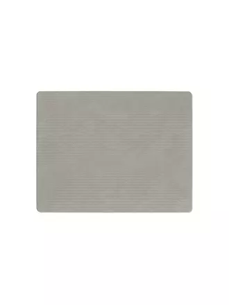 LIND DNA | Tischset 35x45cm CORDUROY ECKIG Nature | hellgrau
