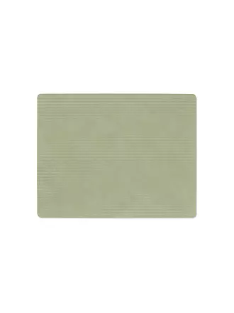 LIND DNA | Tischset 35x45cm CORDUROY ECKIG Nature | olive