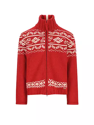 LUIS TRENKER | Strickjacke LUWALL | rot