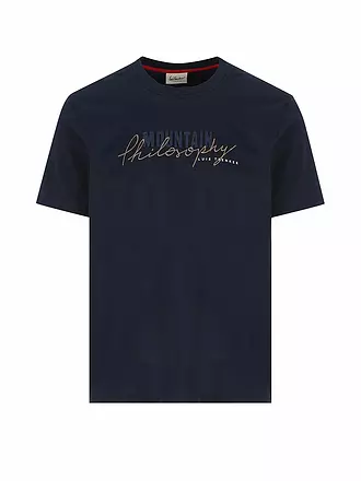 LUIS TRENKER | T-Shirt PHILOSOPHIST | blau