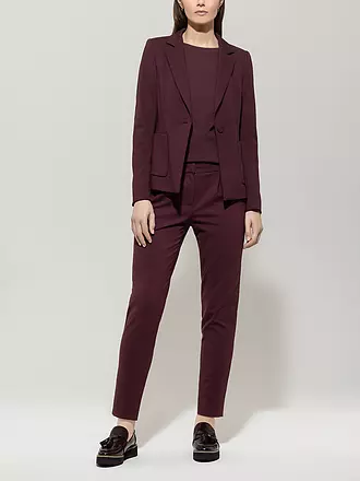 LUISA CERANO | Businesshose 7/8 | dunkelrot