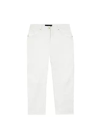 LUISA CERANO | Jeans 7/8 Straight Fit | creme