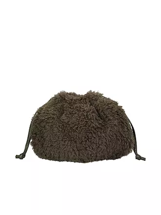 LUISA CERANO | Tasche in Felloptik | olive