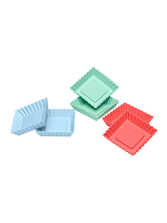 LURCH | Flexiform Tortelett Herz 6er Set Pastel Mix | bunt