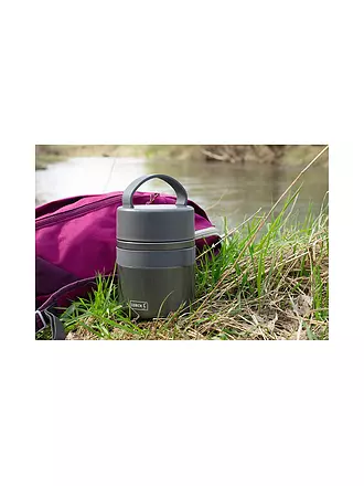 LURCH | Iso-Pot 2.0 Edelstahl 0,5l Grau Metallic | rosa