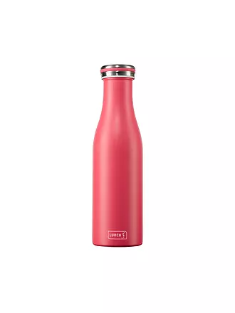 LURCH | Isolierflasche - Thermosflasche Edelstahl 0,5l Pink | orange