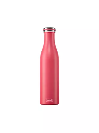 LURCH | Isolierflasche - Thermosflasche Edelstahl 0,75l Blau Metallic | pink
