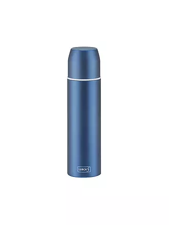 LURCH | Isolierflasche - Thermosflasche mit Becher EDS 0,45l Denim Blue | grau
