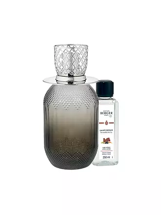 MAISON BERGER PARIS | Lampe Berger Set EVANESCENCE FAUVE +250ml Mystic Leather | grau