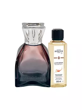 MAISON BERGER PARIS | Lampe Berger Set FLACON LILLY ROSE +250ml Petillance Exquise | hellgrün