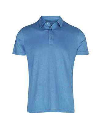 MAJESTIC FILATURES | Leinen Poloshirt | blau