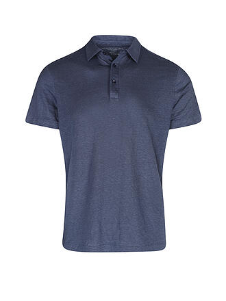 MAJESTIC FILATURES | Leinen Poloshirt | dunkelblau