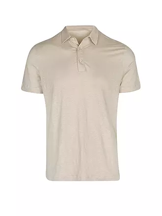 MAJESTIC FILATURES | Leinen Poloshirt | beige