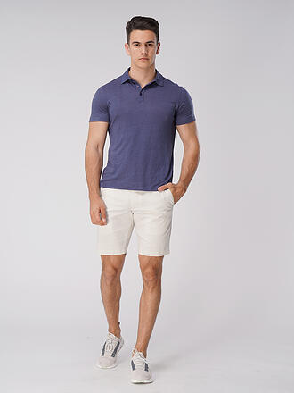 MAJESTIC FILATURES | Leinen Poloshirt | dunkelblau