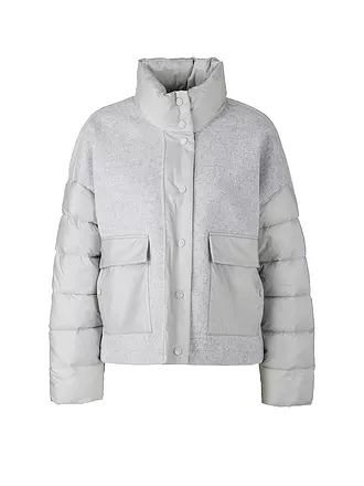 MARC CAIN | Hybrid Jacke | silber