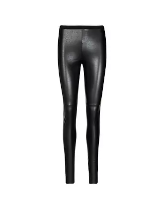 MARC CAIN | Leggings in Lederoptik | braun