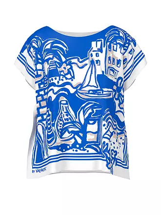 MARC CAIN | Seidenshirt | blau