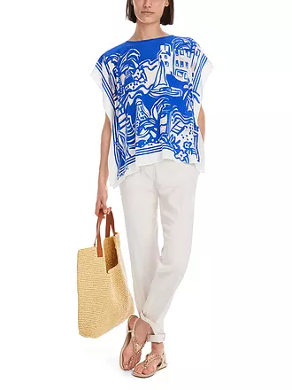 MARC CAIN | Seidenshirt | blau