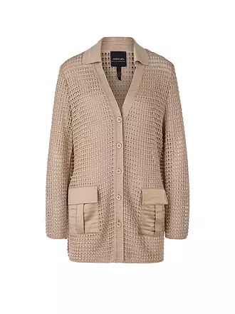 MARC CAIN | Strickjacke | hellbraun