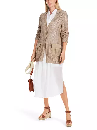 MARC CAIN | Strickjacke | hellbraun
