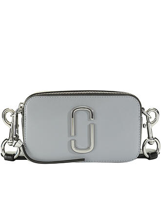 MARC JACOBS | Ledertasche - Mini Bag THE SNAPSHOT | grau