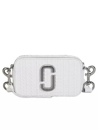 MARC JACOBS | Ledertasche - Mini Bag THE SNAPSHOT | weiss