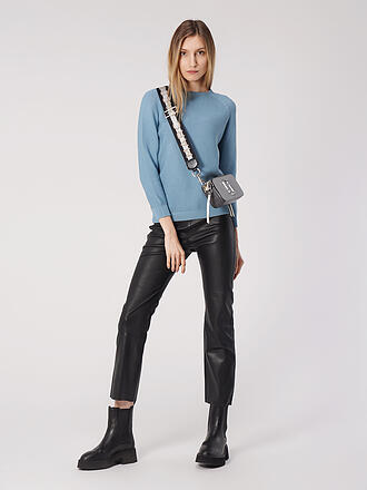 MARC JACOBS | Ledertasche - Mini Bag THE SNAPSHOT | grau